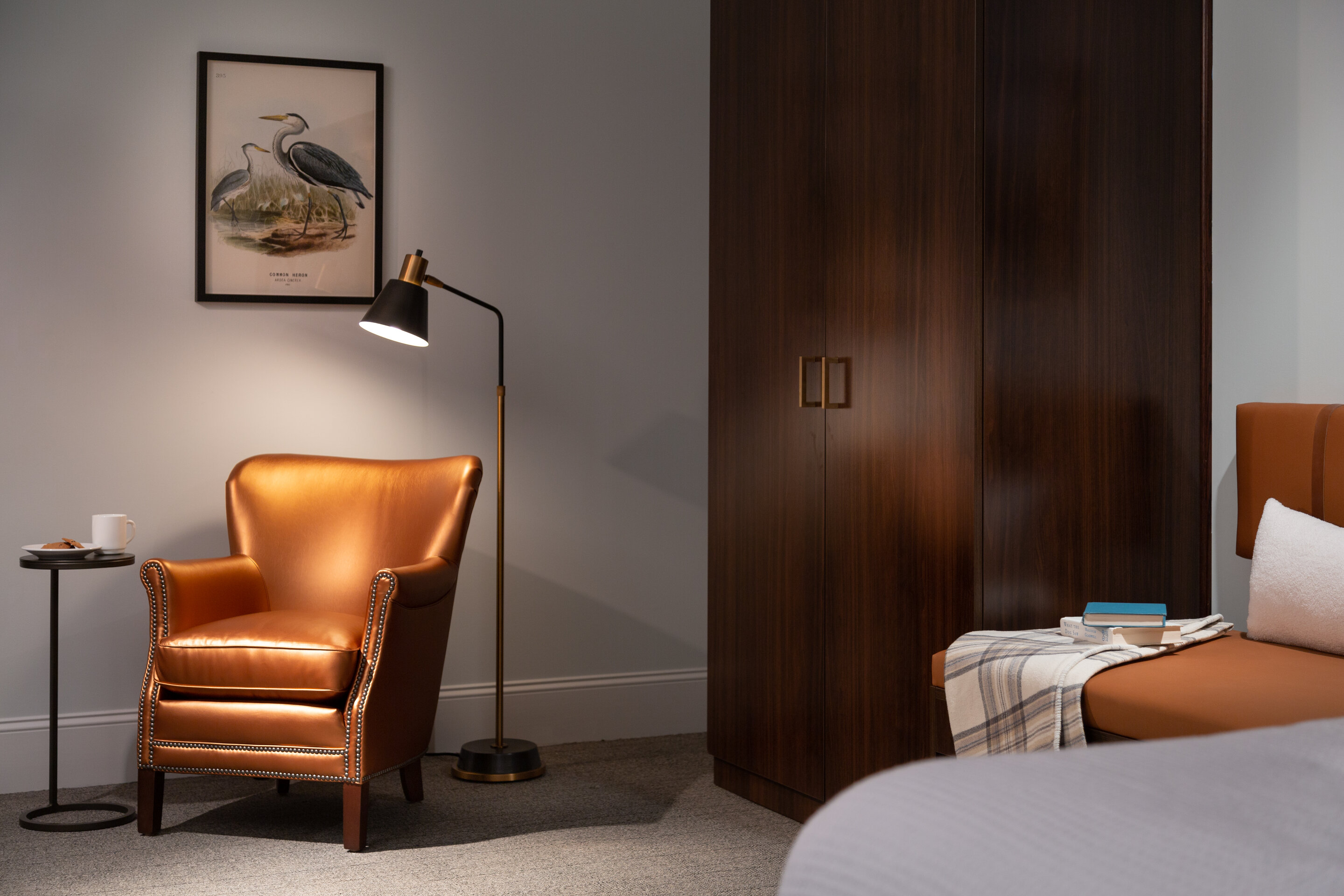 Chair and Armoire - Roanoke Hotel Rooms