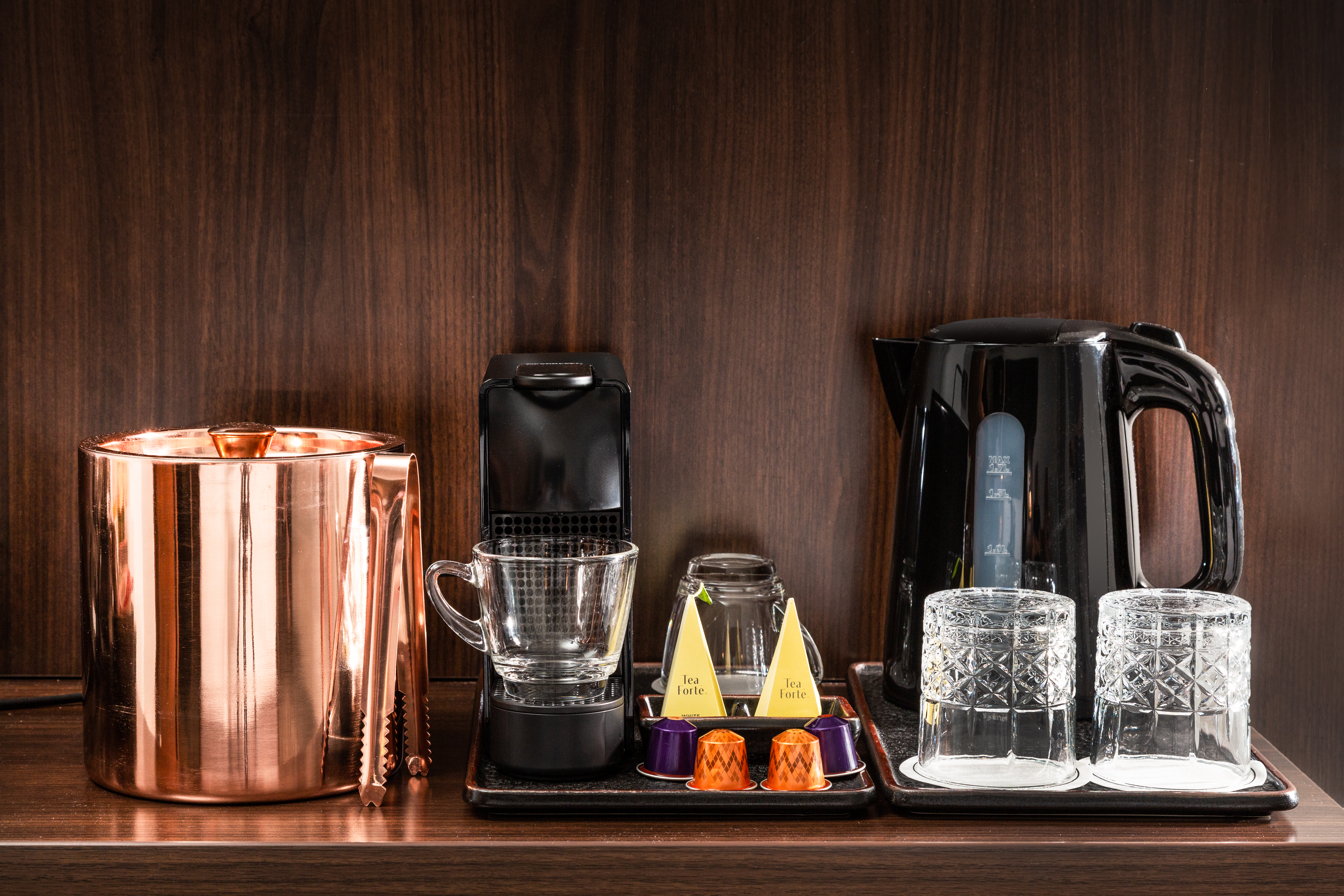 Nespresso Machine &amp; Kettle - Boutique Hotel in Roanoke VA
